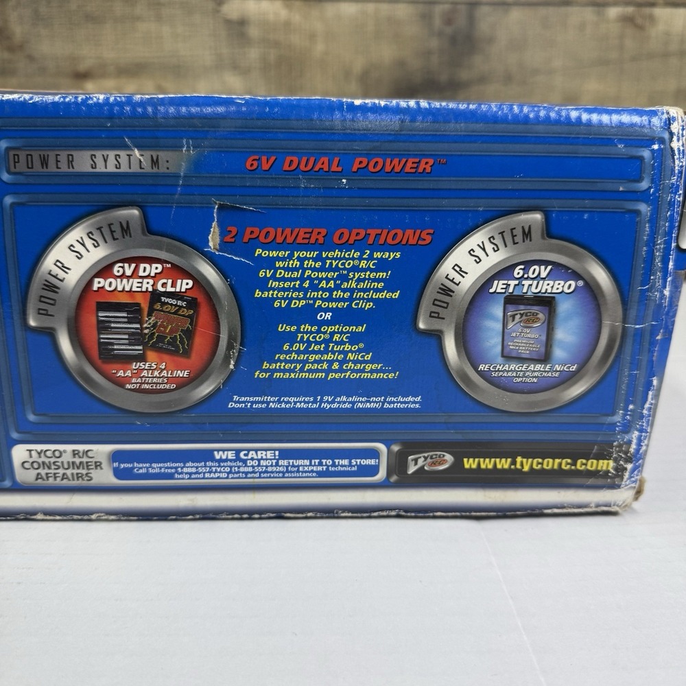 Vintage 2000 Sealed New Hot Wheels TYCO R/C 6v DP Twin Mill Series 1 RC Car - Picture 9 of 10